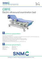 Table d'examen échographique, Lit de diagnostic échographique, Table d'examen gynécologique avec interrupteur d'arrêt d'urgence à une touche