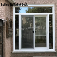 Ventana Corredera de UPVC con Aislamiento Térmico Excelente, Doble Vidrio, Reducción de Ruido, Núcleo de Acero Resistente y Duradero para Edificios Residenciales
