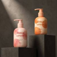 Botol Pompa Lotion Kemasan Perawatan Rambut, Sampo, Kondisioner, Sabun Mandi Isi Ulang Kosong 250ml dengan Label dan Logo Kustom