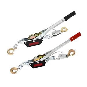 Treuil <span class=keywords><strong>manuel</strong></span> à câble à cliquet industriel OEM 1 tonne 2 tonnes avec pinces pour le tensionnement - Product Image 2