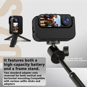 S70 户外高清运动相机 180 度可旋转镜头迷你运动相机 WiFi 1080P 视频博客相机 磁吸式骑行记录仪 - Product Image 4