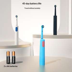 Cepillo de Dientes Eléctrico Sónico Recargable, Limpieza por Vibración Giratoria, Resistente al Agua IPX5, Carga Tipo-C, Cerdas de Nailon Suaves, Limpieza Profunda - Product Image 3