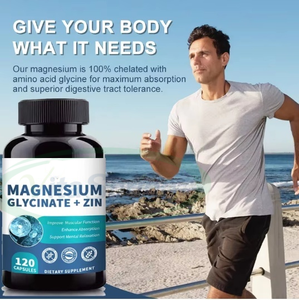 Glycinate de magnésium OEM 3 en 1 complexe Zinc Vitamine D3 Magnésium Zinc Supplément pour le sport - Product Image 2