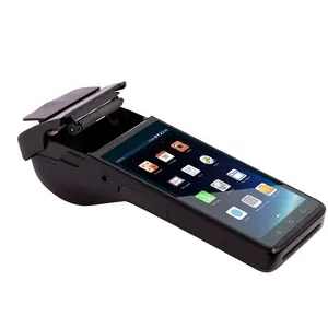 5.5 inch all in one machine nfc android pos device 3g wireless wifi pos terminal with printer