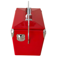 Glacière métallique personnalisée 7L/13L/17L/28L pour la promotion – Boîte isotherme pour garder au frais