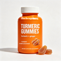 Gummies au curcuma et au gingembre très vendues, antioxydant, soutien immunitaire, complément alimentaire, 60 unités, durée de conservation de 24 mois