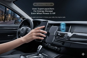 Cargador Inalámbrico para Auto de 15W, Soporte con Sujeción Automática para Teléfono, Sensor Inteligente, Base de <span class=keywords><strong>Carga</strong></span> Rápida para iPhone 15 y <span class=keywords><strong>Samsung</strong></span> S23 - Product Image 5