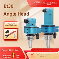 Tête de fraisage à angle droit ER Collet WEDN pour machine de fraisage CNC, double tête de perçage et de taraudage, légère, avec changeur d'outils automatique