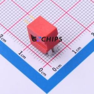 SMQP-02R-TP DIP Switch Switch ( Type: Piano Key )( Number of Switch Sections: 2 )( Lead Spacing: 2.54mm ) - Product Image 2