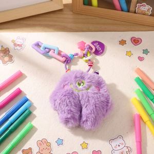 Porte-clés en peluche douce personnalisable, motif animaux d'anime, fabricant de porte-clés en peluche rembourrés - Product Image 3