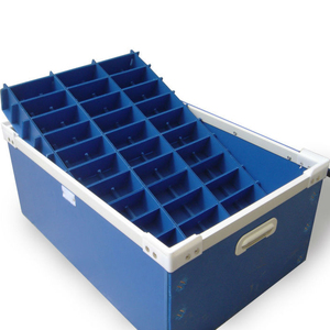 High-capacity Corrugated Plastic Industrial Parts Sorting Case Partition Boxes Coroplast Multi-grid Storage Box With Dividers