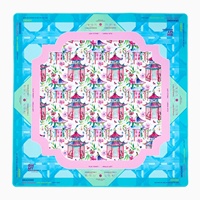 Tapis de Mahjong Américain de Luxe Personnalisé, Tuiles Personnalisées, Portable, Résistant à l'Eau, Design Pliable pour 4 Joueurs, Divertissement