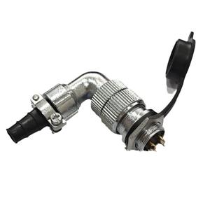 Prise et fiche d'aviation WF16 2-10 broches en alliage de zinc, étanches, à montage sur panneau, avec contacts en cuivre plaqué or - Product Image 1