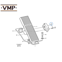 VOE15038313 - Capteur de position du papillon des gaz pour chargeuses sur pneus L60E, L70E, L90E, L110E, L120E, L150E, L180E, L220E, L330E - VMP