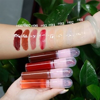 Gloss à lèvres végétalien brillant 8 couleurs, longue tenue, hydratant, repulpant, effet frais, baume à lèvres, laque à lèvres, marque privée