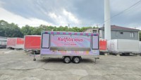 Gerobak Makanan Mobile, Trailer Makanan Jalanan, Gerobak Hot Dog, Truk Kopi, Trailer, Truk Makanan dengan Dapur Lengkap, Kios Makanan Jalanan