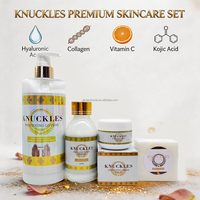 Ensemble de Soins Éclaircissants pour le Visage et les Articulations Super Blanchissantes en Gros, à l'Acide Kojique, au Collagène et à la Vitamine C, pour Éclaircir les Zones Ternes et Redonner de l'Éclat aux Femmes