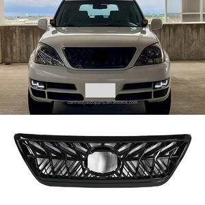 03-09 GX470 수정 그릴 GX 액세서리 광택 UZJ120 블랙 앞 범퍼 그릴 바디 부품 렉서스 GX470 바디 키트 2003-2009 - Product Image 5