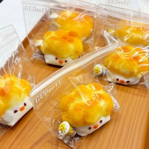 Wholesale Mini Taba Mochi Toys Unisex Simulation Food Sensory Croissant <b>Squishies</b> for Anxiety Stress Relief - Product Image 3