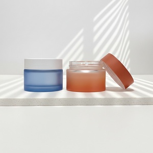 Tarros de Vidrio Esmerilado para Cosméticos con Tapas, Personalizados y Coloridos, de 15g, 30g, 50g y 1oz, para Crema Corporal y Facial - Product Image 2