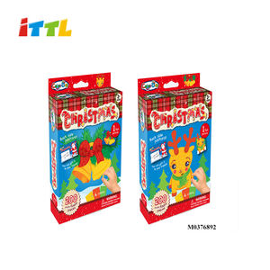 Coffret de papeterie ITTL pour Noël en promotion : jouets de dessin en plastique avec crayons, gommes et taille-crayons - Product Image 6