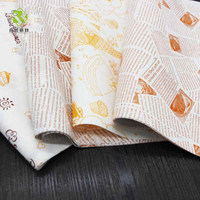 Feuilles de papier sulfurisé et de papier de congélation sur mesure pour la restauration