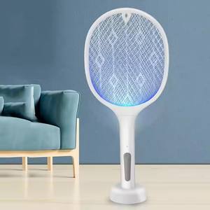 Matamoscas eléctrico con diseño elegante-Agarre cómodo para matar mosquitos más rápido - Product Image 3