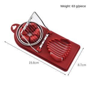 Cortador de Huevos Manual Multifuncional de Acero Inoxidable, Apto para Lavavajillas y Horno, Herramienta de Corte de Huevos Doméstica Sostenible CaiDa - Product Image 5