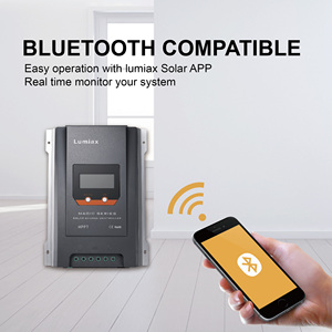 Controlador de Carga Solar MPPT Adecuado para 12V 24V 48V con Pantalla LCD 10A 20A 30A, Controlador de Iluminación con Certificación ROHS - Product Image 3