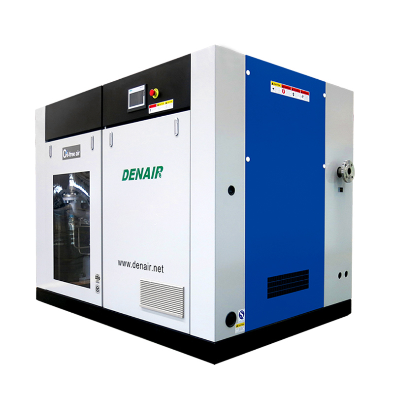 machine populaire de compresseur d'air à vis de double stage du type sec exempte d'huile 7 8 10 bar