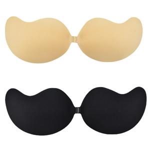 BH Tanpa Tali Wanita Bentuk Mangga Push Up Perekat untuk Wanita, Penyangga Tanpa Punggung, Musim Panas, Dapat Digunakan Kembali, Silikon - Product Image 5