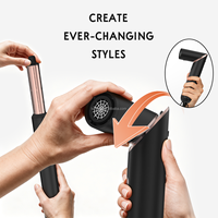 Secador y Estilizador de Cabello Multifuncional 8 en 1, 6 en 1, 7 en 1, Iónico, con Cepillo Alisador y Rizador, Personalizable con Logotipo