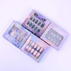 Boîte à ongles écologique en papier recyclé-<span class=keywords><strong>Emballage</strong></span> durable pour les marques de beauté vertes - Product Image 1