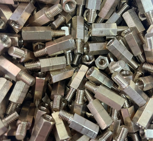 Pernos hexagonales <span class=keywords><strong>de</strong></span> acero <span class=keywords><strong>de</strong></span> grado industrial con rosca UNC, tamaño M2-M8, pernos <span class=keywords><strong>de</strong></span> aislamiento con tuerca extendida - Product Image 6