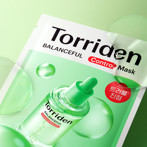 Masque en tissu apaisant pour le traitement de l'acné à l'extrait de Centella Asiatica et à l'acide hyaluronique For Balanceful Control, 24 ml x 10, format échantillon - Product Image 3