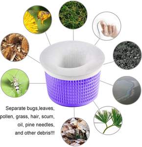 Lot de 30 chaussettes <span class=keywords><strong>pour</strong></span> écumoire de piscine - Filtres <span class=keywords><strong>pour</strong></span> paniers et écumoires, nettoie les débris et les feuilles <span class=keywords><strong>pour</strong></span> les piscines enterrées et hors sol - Product Image 5