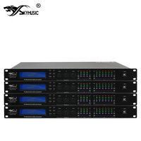 Procesador de Audio Digital Profesional de 4 Entradas y 8 Salidas DSP0408 con Frecuencia de Muestreo de 96KHz para Gestión de Altavoces de Sistema PA