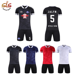 Personalizzazione di Fabbrica: Migliori Maglie Sportive da Calcio con Collo a V, Abbigliamento Sportivo Traspirante ad Asciugatura Rapida, Maglie Retro da Calcio - Product Image 2