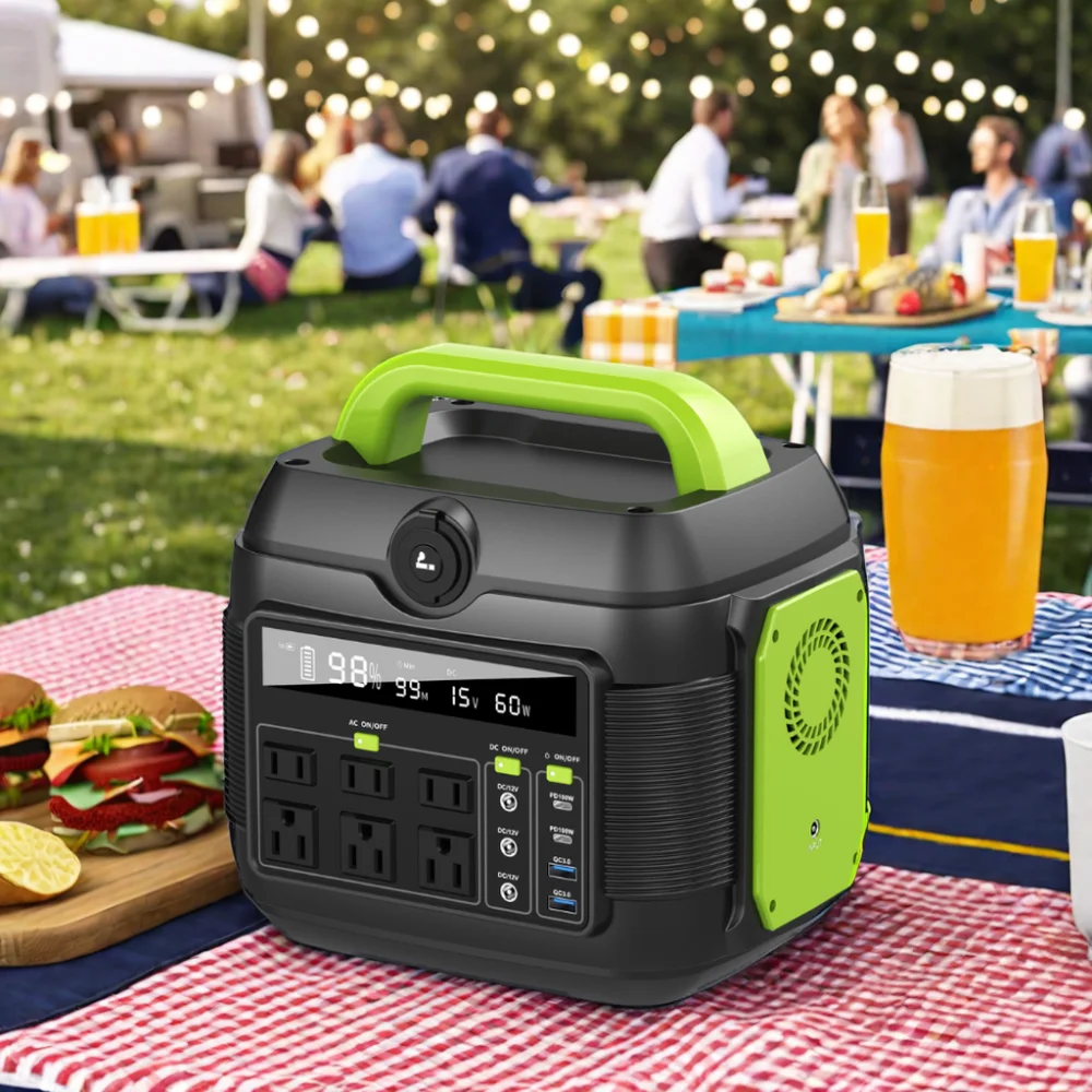 GCSOAR 600W Portable Power Station Mini Camping Solar Electric Generator with Inverter Emergency Electricity Source Car Battery · image 2