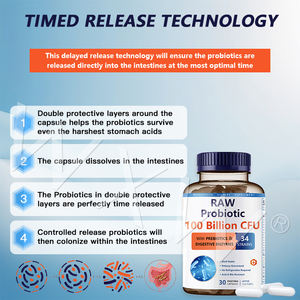 Cápsulas dietéticas probióticas naturales para adultos: promueven la digestión y mejoran la inmunidad - Product Image 5