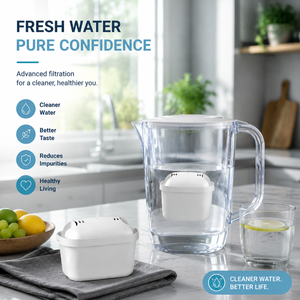 Cartucho de Filtro de Repuesto Eficiente para Purificador de Agua Doméstico, para Sistema de Filtración de Agua en Jarra - Product Image 1