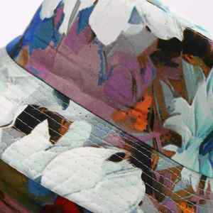 Sombrero de Pescador Reversible para Mujer, Diseño Personalizado con Estampado de Flores y Grafiti, Sombrero de Pescador para Exteriores - Product Image 6