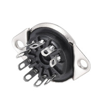 Conector Adaptador de Tubo de Vacío GZS9-F2 de 9 Pines, Base de Baquelita para PCB, Compatible con KT66
