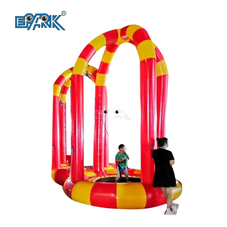 Fabrik preis Indoor Bungee Trampolin Aufblasbares Single Bungee Jumping Trampolin Zum Verkauf