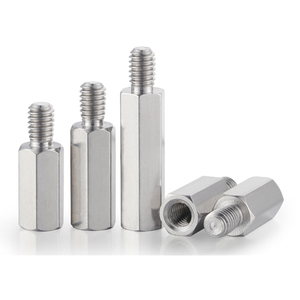 M2 M2.5 M3 M4 M5 M6 Ren Một Đầu Bằng Thép Không Gỉ Cho Nam Nữ Bằng Thép Không Gỉ 304 Thanh Trụ Lục Giác Cách Ly - Product Image 2