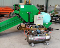 Forme ronde forme carrée d'ensilage de maïs presse à emballer machine