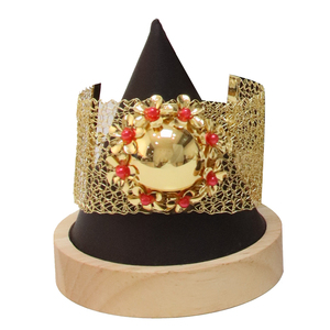 MEIZI BIJOUX Dubai Plaqué Or Grand <span class=keywords><strong>Bracelet</strong></span> Bague Boucles <span class=keywords><strong>D</strong></span>'oreilles Ensemble de Bijoux pour Femmes 4 Pièces Cadeau de Banquet de Mariage - Product Image 3