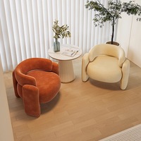 Canapé simple moderne de luxe, durable et doux pour balcon, fauteuil inclinable incurvé pour réception d'hôtel, salon de villégiature, salon