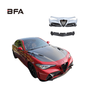 Kit Carrozzeria Stile GTAm per <span class=keywords><strong>Alfa</strong></span> <span class=keywords><strong>Romeo</strong></span> Giulia, Spoiler <span class=keywords><strong>Anteriore</strong></span> in Fibra di Carbonio Semi-Lavorata, <span class=keywords><strong>Paraurti</strong></span> <span class=keywords><strong>Anteriore</strong></span> Aggiornato - Product Image 1