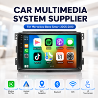 Autoradio Android 9 pouces IPS avec GPS, Bluetooth, lecteur CD/DVD pour Mercedes-Benz Smart 2005-2010, directement de l'usine